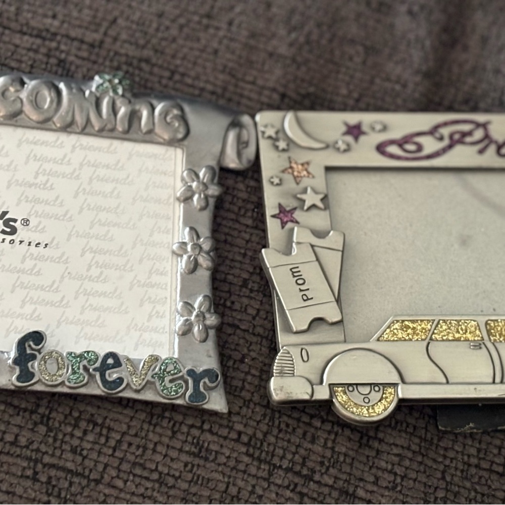 Prom and Homecoming, Vintage Claire's Elegant Silver Frame